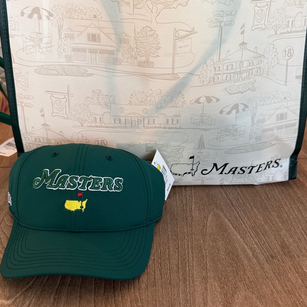 Masters Green Cap with Yellow Course Emblem